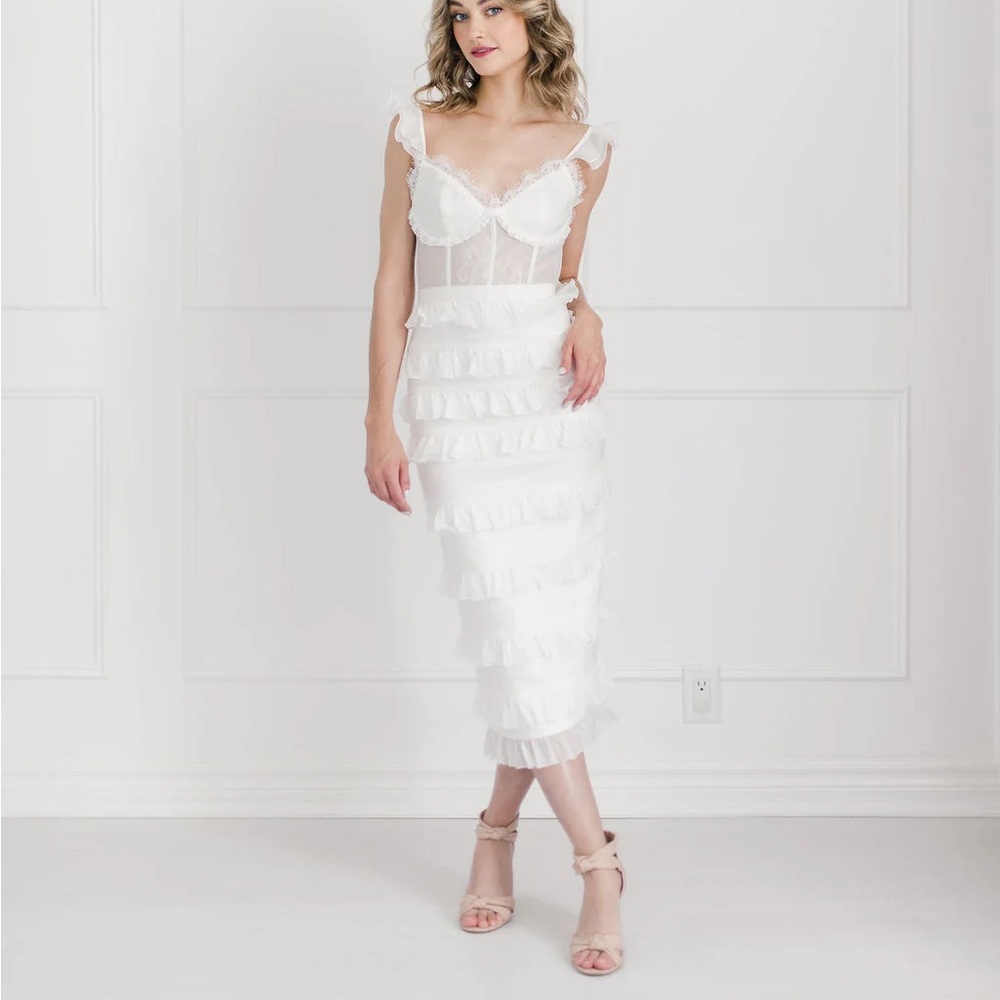 V. Chapman Fiorenza Dress - White